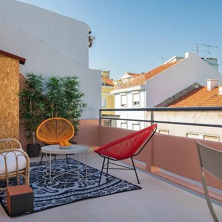 Apartman Sunny 1Bdr Apartment With Terrace By Lovelystay Lisboa